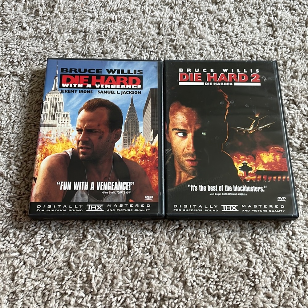 Die Hard and Die Hard2 on DVD